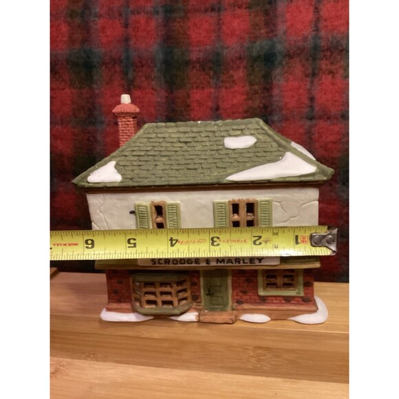Dept 56 Scrooge & Marley Counting House 1986 Dickens Village Series Heritage - Picture 11 of 16